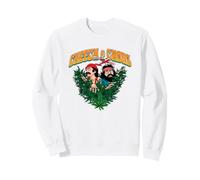 Cheech & Chong Plane Cannabis Leaves Vintage Felpa