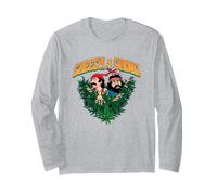 Cheech & Chong Plane Cannabis Leaves Vintage Maglia a Manica