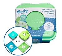 Cheeky Baby Wipes - Kit di salviette lavabili, colore bianco