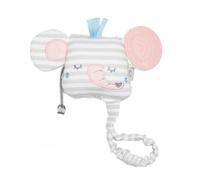 Cheeky Chompers CC486, Giocattoli per la Dentizione - Adorabili giocattoli a tema animale con sonaglio e funzionalità sensoriali per una stimolazione sicura al 100% (Darcy the Elephant)