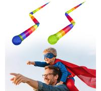 Cheelyvin.H 9 PC lancia e cattura le palline con le code arcobaleno giocattoli per esterni palle da gioco alla rinfusa per bambini per adulti palline