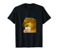 Cheems Ironic Doge Meme ama il latte al cioccolato Choccy Maglietta