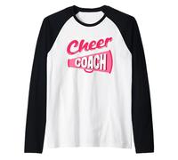Cheer Coach Cheerleader Coach Cheerleader Coach Maglia con Maniche Raglan