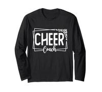Cheer Coach Design Divertente Carino Cheer Coach Cool Coaching Maglia a Manica