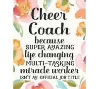 Cheer Coach Gifts: Funny Thank You Appreciation Present for Women Friends, Family or Coworkers