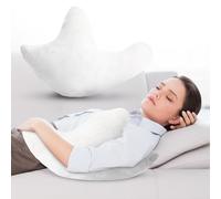 Cheer Collection Rotator Cuff Pillow - Shoulder Surgery Recovery Pillow for Side Sleepers, Arm Support Cushion for Rotator Cuff Injury & Post Surgery Comfort, White