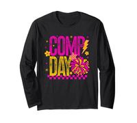 Cheer Competition Cheerleading Comp Day Rosa & Oro Maglia a Manica