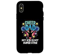Cheer Dad Cheerleader Cheer Squad Cheerleading Custodia per iPhone X/XS