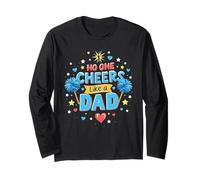 Cheer Dad Cheerleader Cheer Squad Cheerleading Maglia a Manica