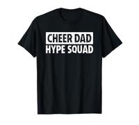 Cheer Dad Hype Squad Cheerleading Maglietta