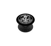 Cheer Dad Surviving Comp Weekend Skeleton Coffee Fathers Day PopSockets PopGrip Adesivo
