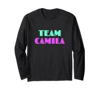 Cheer for Camila, Show Support Be On Team Camila | 90s Style Maglia a Manica