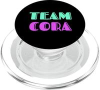 Cheer for Cora Show Support Be On Team Cora 90s Style PopSockets PopGrip per MagSafe
