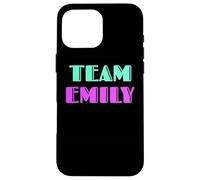 Cheer for Emily, Show Support Be On Team Emily | 90s Style Custodia per iPhone 16 Pro Max