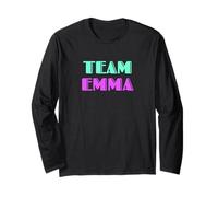 Cheer for Emma, Show Support Be On Team Emma | 90s Style Maglia a Manica