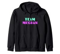 Cheer for Meghan, Show Support Be On Team Meghan | 90s Style Felpa con Cappuccio