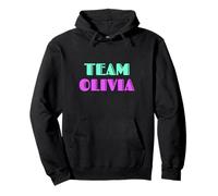 Cheer for Olivia, Show Support Be On Team Olivia | 90s Style Felpa con Cappuccio