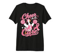 Cheer for The Cure Breast Cancer Awareness Maglietta Premium