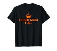 Cheer Mom Orange Fuel Coffee Cheerleading Funny Maglietta