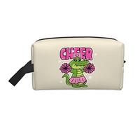 Cheer The Crocodile Beige - Organizer da viaggio per cosmetici, grande capacità, portatile, per donne e ragazze
