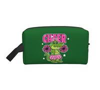 Cheer The Crocodile Green Travel Toiletry Makeup Organizer Grande Capacità Borse Cosmetiche Portatili per Donne e Ragazze