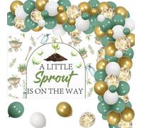 Cheereveal Pioli Baby Doccia Palloncino Ghirlanda Arch Kit, Un piccolo germoglio è sulla strada di sfondo, Primavera Giardino Fattoria Tema Genere Rivelare Decorazioni per feste di compleanno