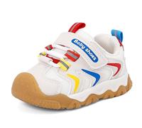 Cheerful Mario 1-5 Anni Neonato Scarpine Primi Passi Scarpe Bimbo Bimba SneakersTraspirante e Antiscivolo Gomma Sole Beige 19 EU