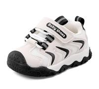 Cheerful Mario 1-5 Anni Neonato Scarpine Primi Passi Scarpe Bimbo Bimba SneakersTraspirante e Antiscivolo Gomma Sole Nero 24 EU