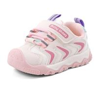 Cheerful Mario 1-5 Anni Neonato Scarpine Primi Passi Scarpe Bimbo Bimba SneakersTraspirante e Antiscivolo Gomma Sole Rosa-B 22 EU