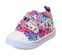 Cheerful Mario 1-5 Anni Scarpine Bimba Primi Passi Scarpe da Tela Bambina Sneaker Casual Scarpe Unicorno Neon 26 EU