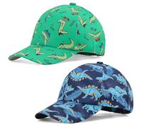 Cheerful Mario 2 Pack Cappello da Baseball Regolabile per 3-8 Anni Bambini, Cappello Visiera per Bambino, Berretto da Baseball Bambina Verde