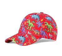 Cheerful Mario 2 Pack Cappello da Baseball Regolabile per 3-8 Anni Bambini, Cappello Visiera per Bambino, Berretto da Baseball Bambina Dino-R