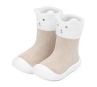 Cheerful Mario 6-24 Mesi Scarpe Calzino Neonato Neonata Scarpine Primi Passi Scarpe Pantofole Prima Infanzia Antiscivolo Suola Morbida Cache-A 22 EU