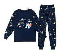 Cheerful Mario Pigiama Due Pezzi per Bambini e Ragazzi Manica Lunga Cotone Abbigliamento da Notte per Bimbo in Autunno Inverno Spazio 1-2 Anni