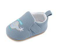 Cheerful Mario Scarpine Primi Passi Prima Infanzia Pantofola per Neonato Suola Morbida Traspirante Aria Blu 6-12 Mesi