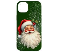 Cheerful Santa with Holly & Sparkles - Holiday Art Custodia per iPhone 14 Plus