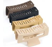 Cheerhom 4 Pezzi Mollettone Capelli Donna,10.5 cm Pinze per Capelli Grandi per Donne Ragazze Capelli Spessi e Sottili Capelli Lunghi e Ricci