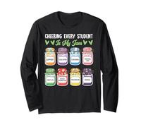 Cheering Every Student Is My Jam School Nurse Apreciation H Maglia a Manica