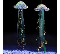 Cheerland Decorazione iridescente medusa sotto il mare decorazioni per feste a tema sirena decorazioni di compleanno da appendere pesce gelatina oceano decorazione per feste nuziali baby shower