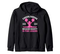 Cheerleader Gravity è per i perdenti Cheer Felpa con Cappuccio