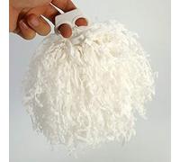 Cheerleader Pom Poms 2pcs di Alta qualità Durevole Elastic Custom Team Look for Youth Cheer Squad Sports Party Dance Accessori 8 Colori (WHITE)