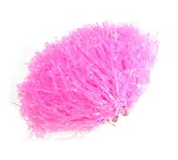 Cheerleader Pom Poms 2pcs di Alta qualità Durevole Elastic Custom Team Look for Youth Cheer Squad Sports Party Dance Accessori 8 Colori (PINK)