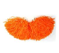 Cheerleader Pom Poms 2pcs di Alta qualità Durevole Elastic Custom Team Look for Youth Cheer Squad Sports Party Dance Accessori 8 Colori (ORANGE)