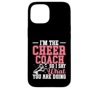 Cheerleaders Cheer Coaching Poms Sono The Cheer Coach Custodia per iPhone 15