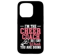 Cheerleaders Cheer Coaching Poms Sono The Cheer Coach Custodia per iPhone 15 Pro
