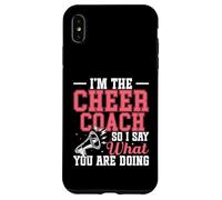 Cheerleaders Cheer Coaching Poms Sono The Cheer Coach Custodia per iPhone XS Max