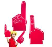 Cheerleading Foam Finger - 18 inch Sports Fan Foam Finger, Blank Foam Hand, Cheerleading rekvisita för sportevenemang Spel School Business