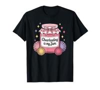Cheerleading Is My Jam Vintage Jar Maglietta