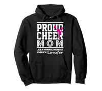 Cheerleading Mamma Regali Orgoglioso Cheer Mom Felpa con Cappuccio