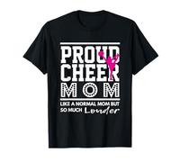 Cheerleading Mamma Regali Orgoglioso Cheer Mom Maglietta